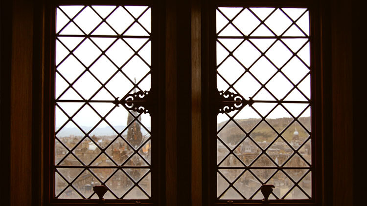Ventana del Castillo de Edimburgo