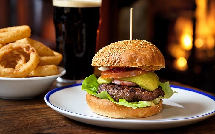 Burger in Edinburgh