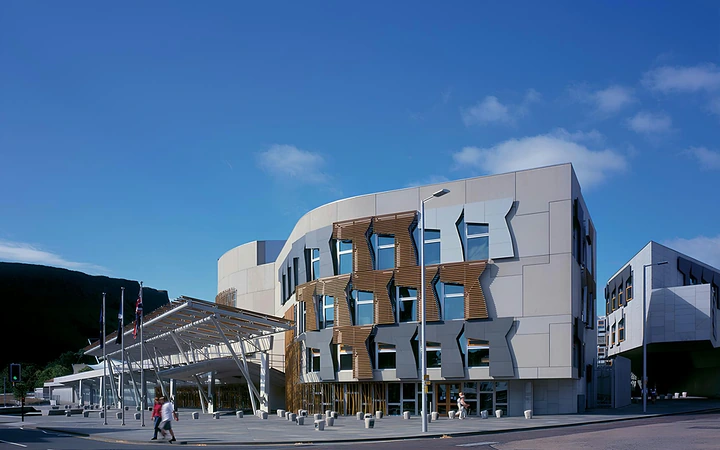 Le bâtiment du Parlement écossais
