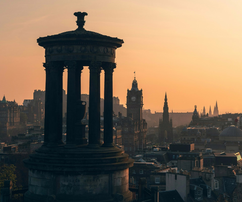 Puesta de sol desde Calton Hill
