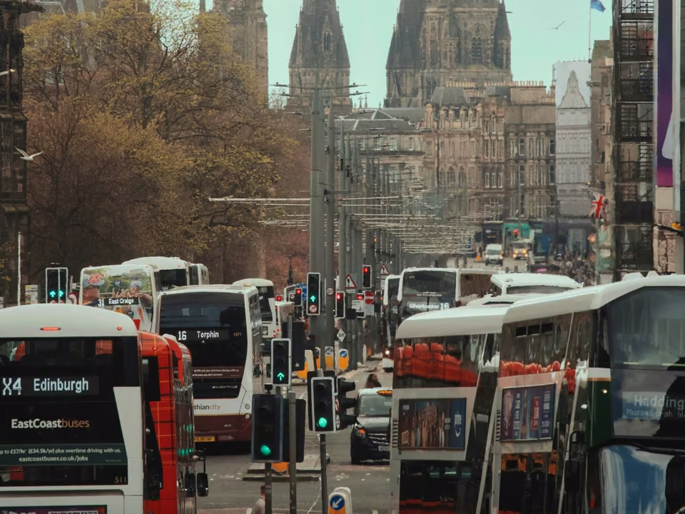 Lothian Buses in Edinburgh