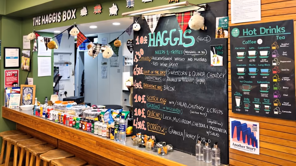 The Haggis Box in Edinburgh