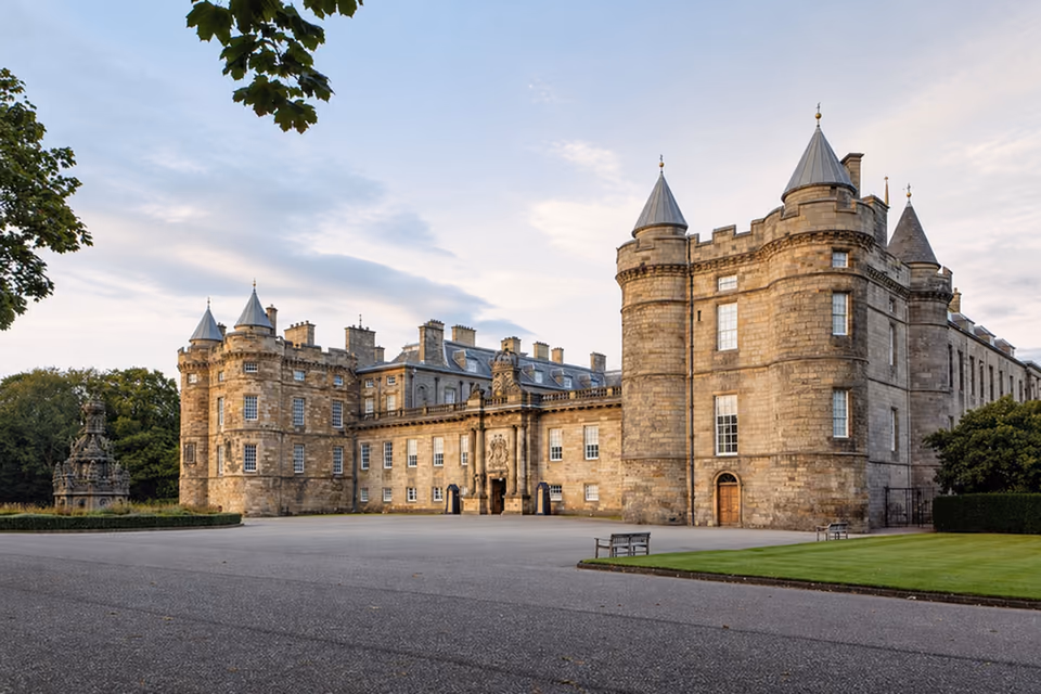 Le palais de Holyroodhouse à Édimbourg
