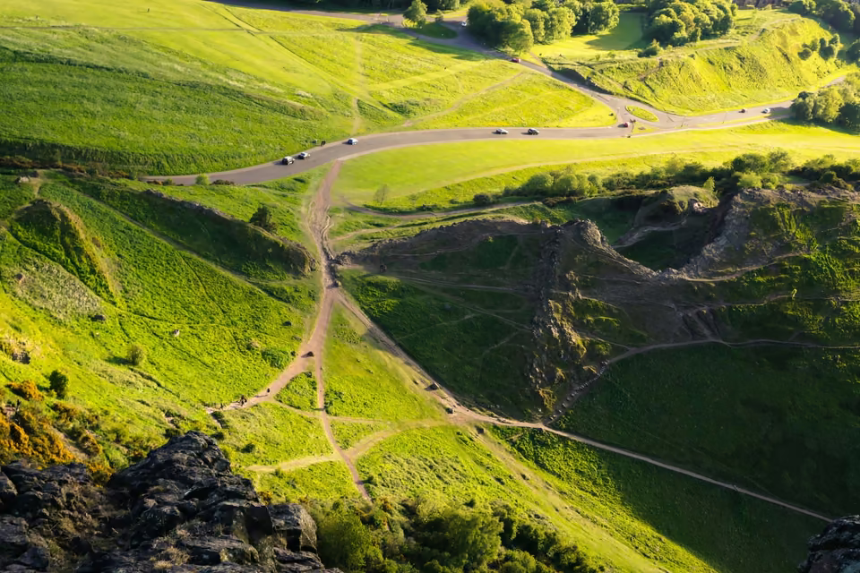 Parque de Holyrood en Edimburgo