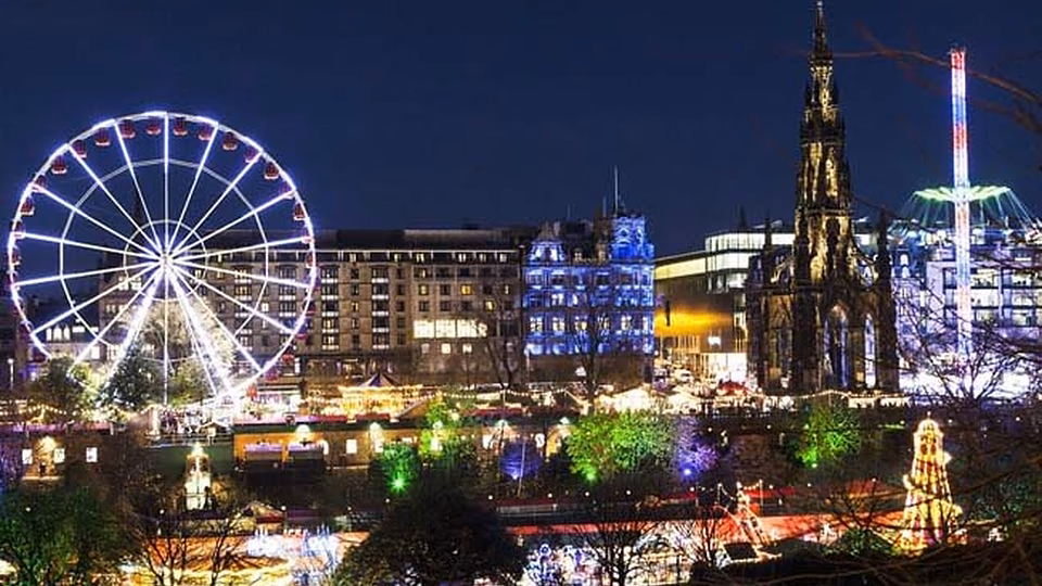Fin de Año en la New Town de Edimburgo