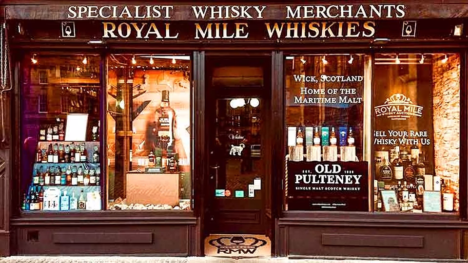 Royal Mile Whiskies à Édimbourg