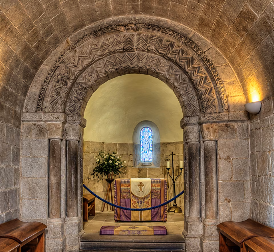 St Margaret’s Chapel in Edinburgh Castle