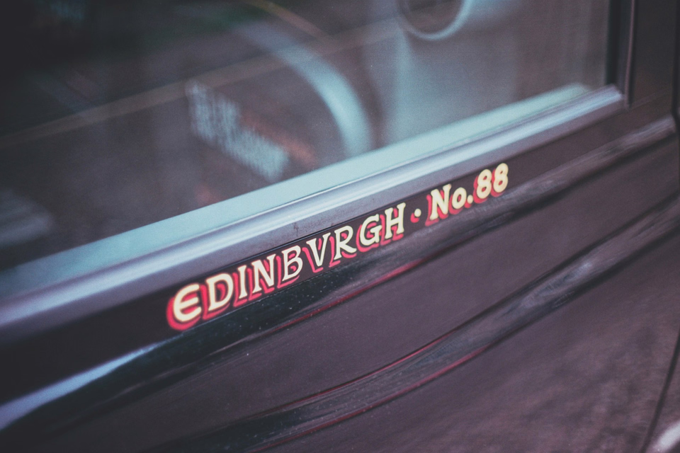 Parada de taxis en Edimburgo