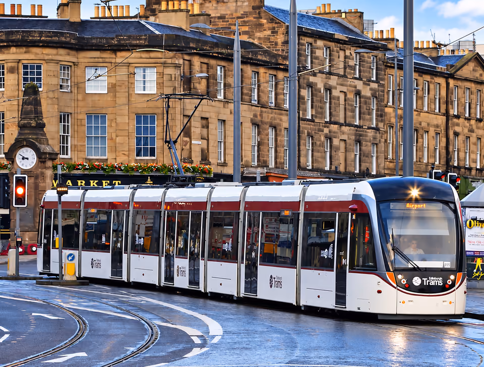 Tram in Edinburgh