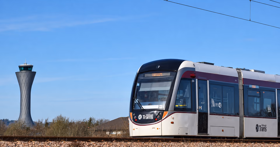 Edinburgh tram stop