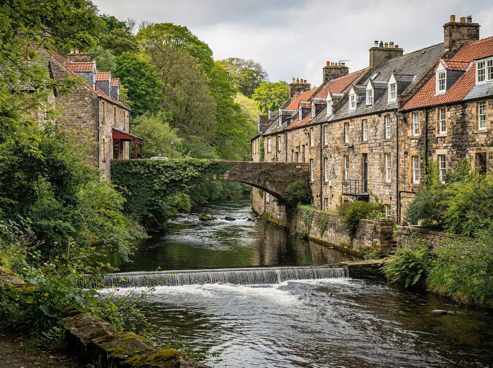 Paseo junto al Water of Leith