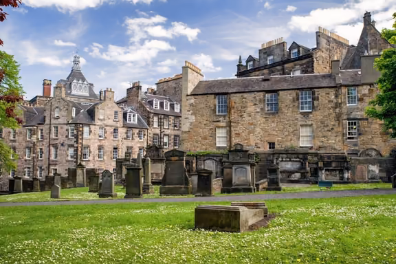 Greyfriars Kirkyard, where some Harry Potter character names can be found