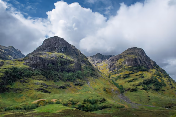 Montañas de Glencoe en las Highlands escocesas
