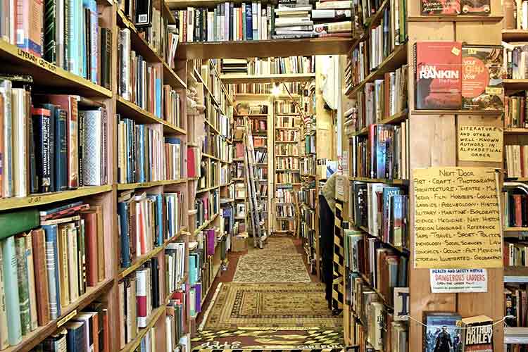 Interior de Armchair Books