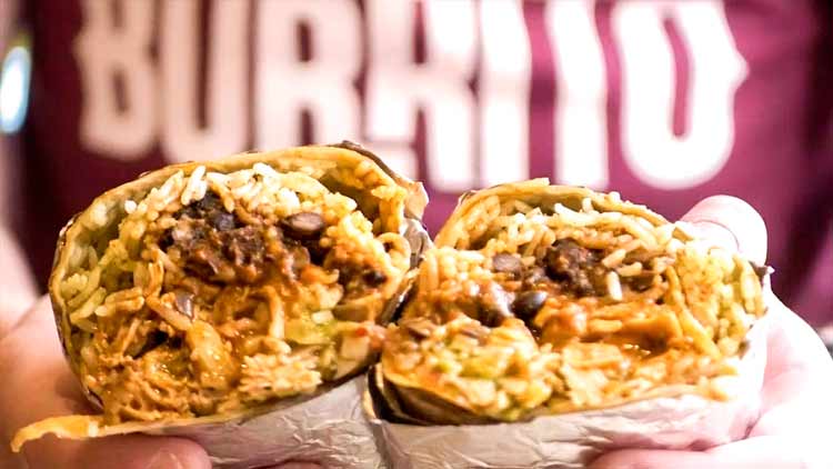 Fajita at Bonnie Burrito in Edinburgh