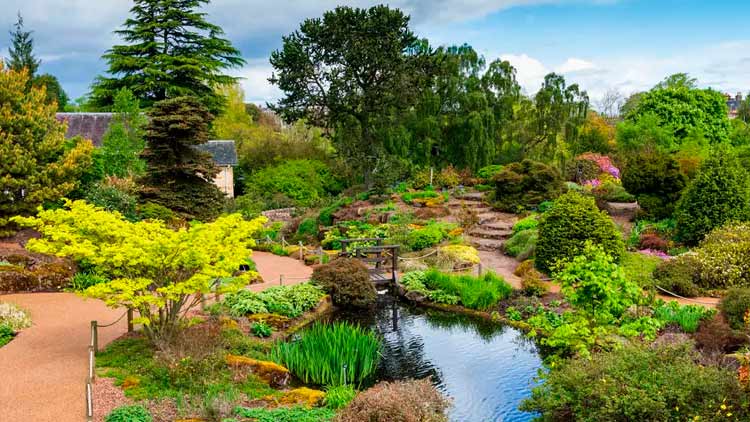Estanque del Jardín Botánico de Edimburgo