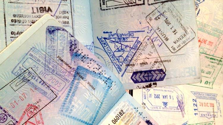 Varios pasaportes