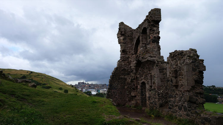 Ruins in Holyrood Park