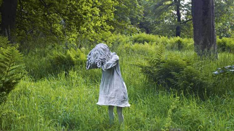 Estatua en Jupiter Artland