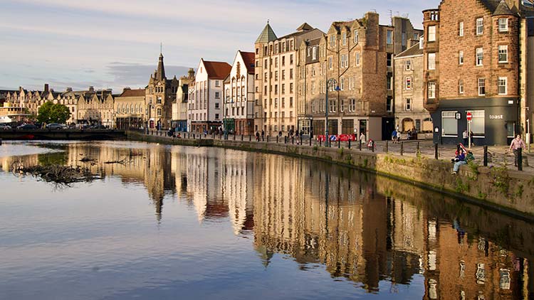 Barrio de Leith en Edimburgo