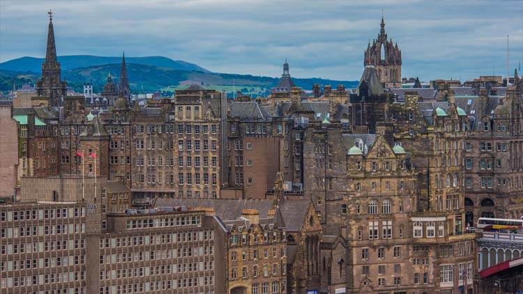 Vista de la Old Town de Edimburgo