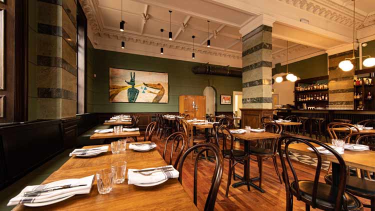 The Palmerston restaurant in Edinburgh