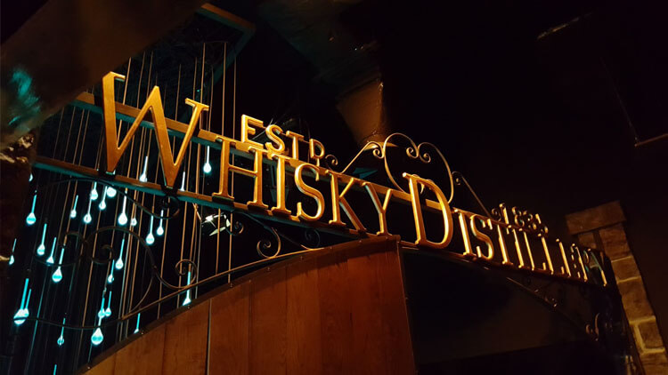 Interior de la Scotch Whisky Experience