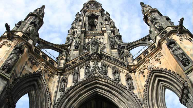 Scott Monument in Edinburgh