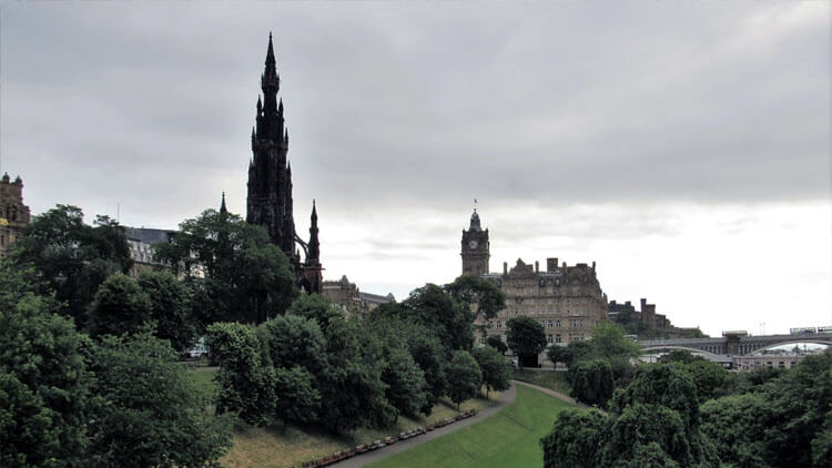 Scott Monument in Edinburgh