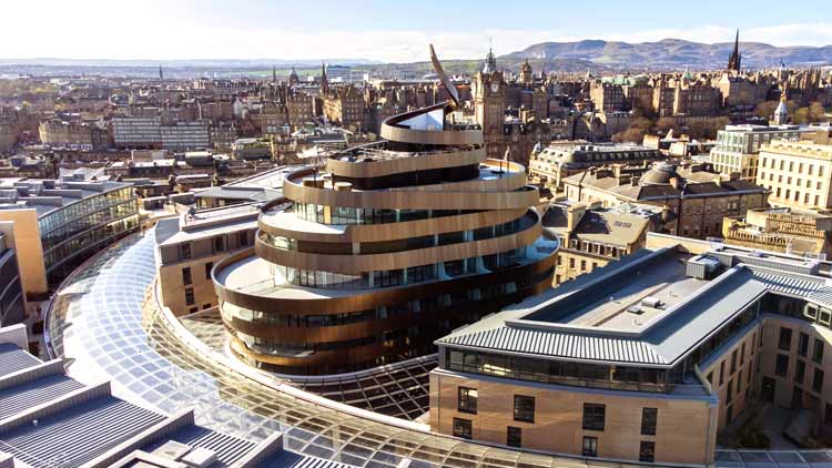 Centro comercial St James Quarter en Edimburgo
