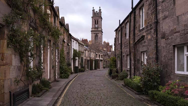 Barrio de Stockbridge en Edimburgo