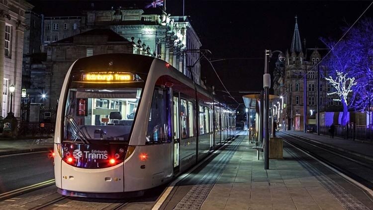 Tram in Edinburgh