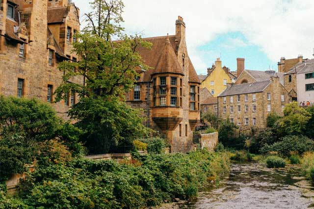 Dean Village during the Free New Town & Dean Village Tour